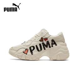 Original Puma Pulsar Wedge Women's Casual Running Walking Shoes Lightweight Dad  Elevator Retro Sneakers Shoes 352634-05