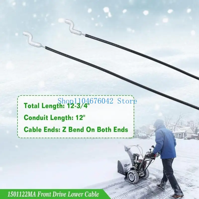 

652F Snow Blower Drive Cable Replacement Parts Grass Mower Replacement Cable Traction Control Cable For Two Stage Models
