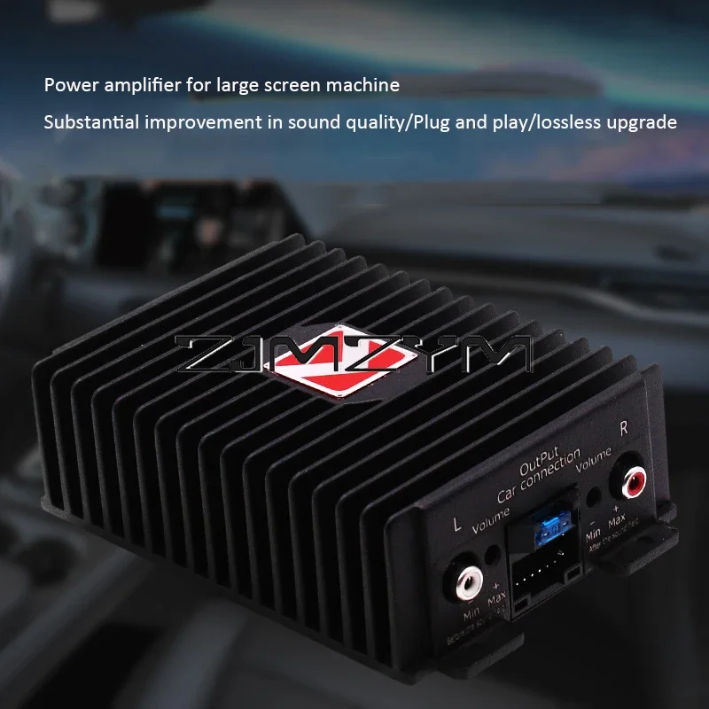 Car Audio 4 Channel DSP Amplifier Hi-Fi Booster Audio Digital Sound Processors 4*80W For Android Speaker Subwoofer