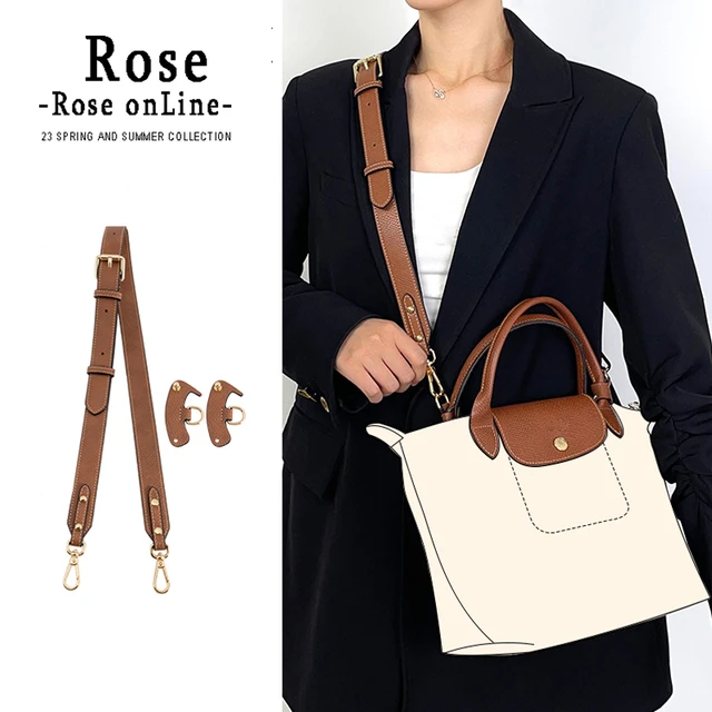 Bag Adjustable Shoulder Strap For Longchamp Small Short Handle Bag Modified Messenger Strap Real Leather AliExpress