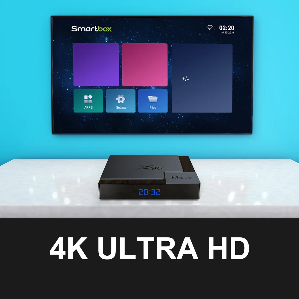 X96 메이트 안드로이드 10 스마트 TV 박스, Allwinner H616 4GB 64GB 2.4G & 5G WIFI BT5.0 4K HDR H.265 안드로이드 10.0 미디어 플레이어 셋톱 박스