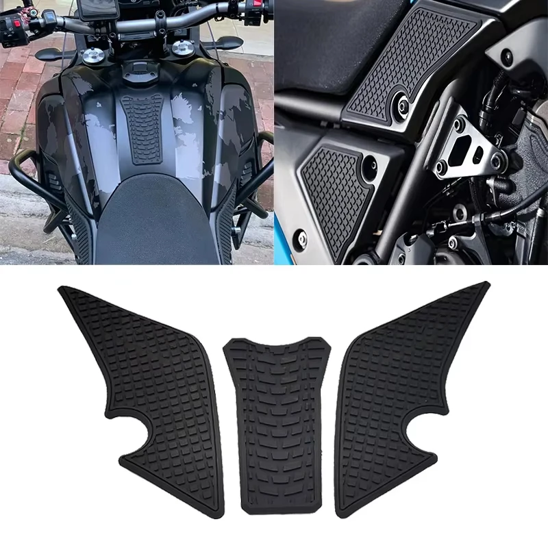 Motorcycle Tank Pad Anti-Slip Fuel Tank Sticker Side Fuel Tank Scratch Resistant Decal For Yamaha Tenere 700 XTZ700 2019 2020