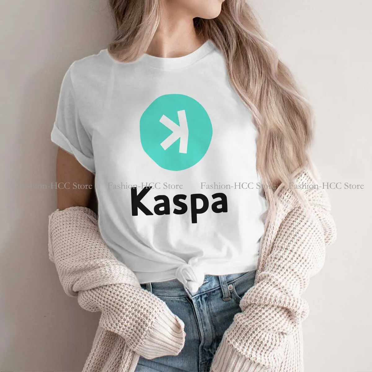 Kaspa Kas Special Polyester TShirt Bitcoin Top Quality New Design Gift Clothes  T Shirt Stuff