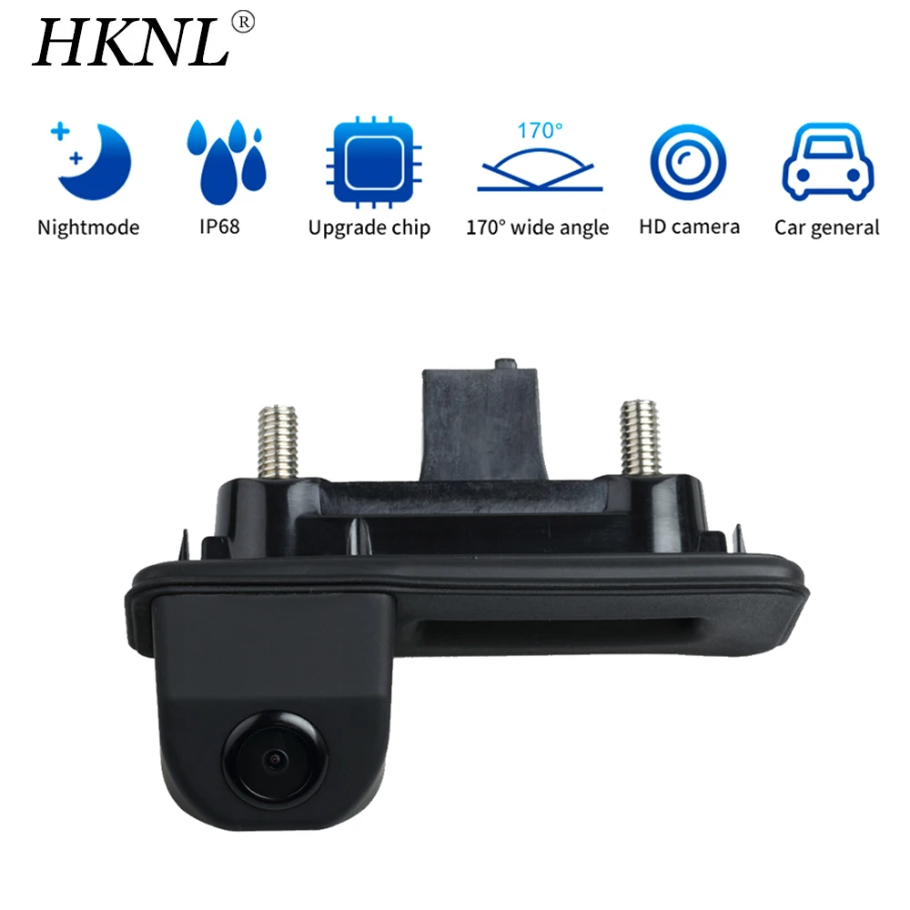 HKNL Car Reverse Camera for VW Touran Golf 5 V Variant Skoda Superb 2 BJ II Combi/yeti/Fabia/Octavia MK2 2 Fecelift Audi A1 CCD