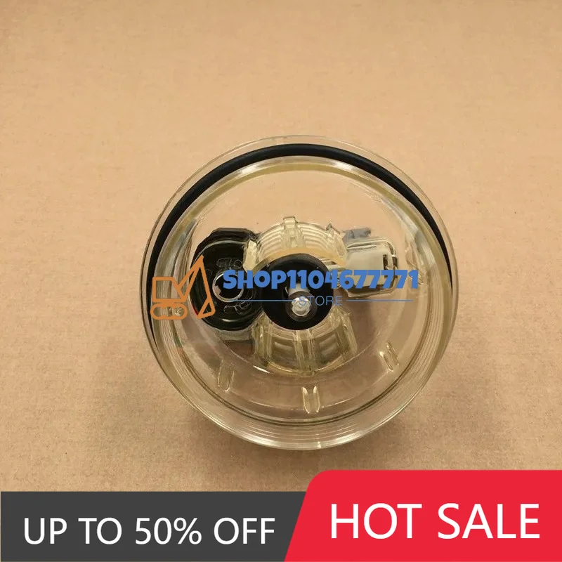 Oil-water Separator Filter Cup with Sensor ZAX200-5A/360-5A Transparent Water Cup Digging Machine Accessories Excavator