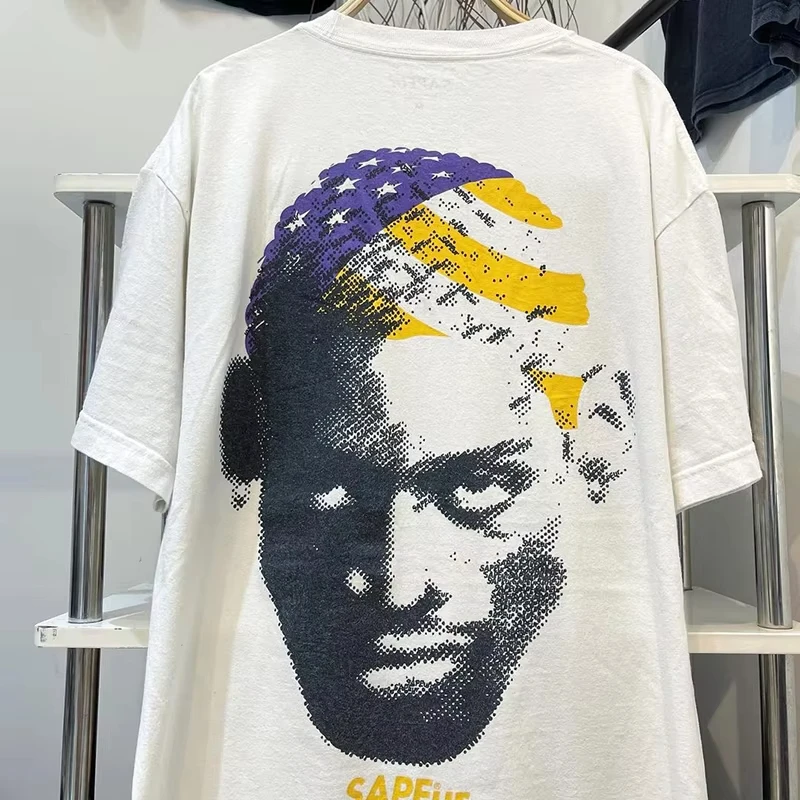 تي شيرت دينيس رودمان دينيس رودمان الأمريكي ستريت هيب هوب لكرة السلة بأكمام قصيرة للرجال والنساء #1