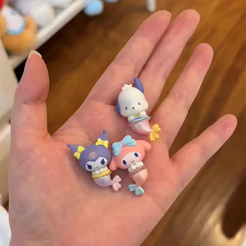 وصول جديد سانريو حورية البحر والكلب دمى قطيفة-كوروكو باتشاتي ميلودي وكلب القرفة ألعاب قابلة للجمع إكسسوارات الهدايا