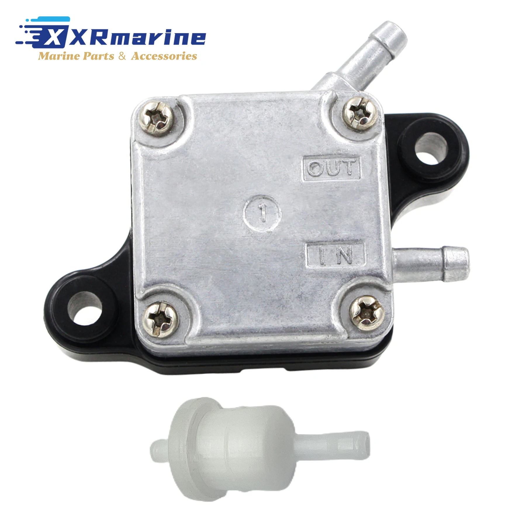 68T-24410 Fuel Pump and Fuel Filter Compatible with Yamaha Outboard 4 Stroke 6 8 9.9 HP F6 F8 F9.9 Motors 68T-24251 6EE-F4251