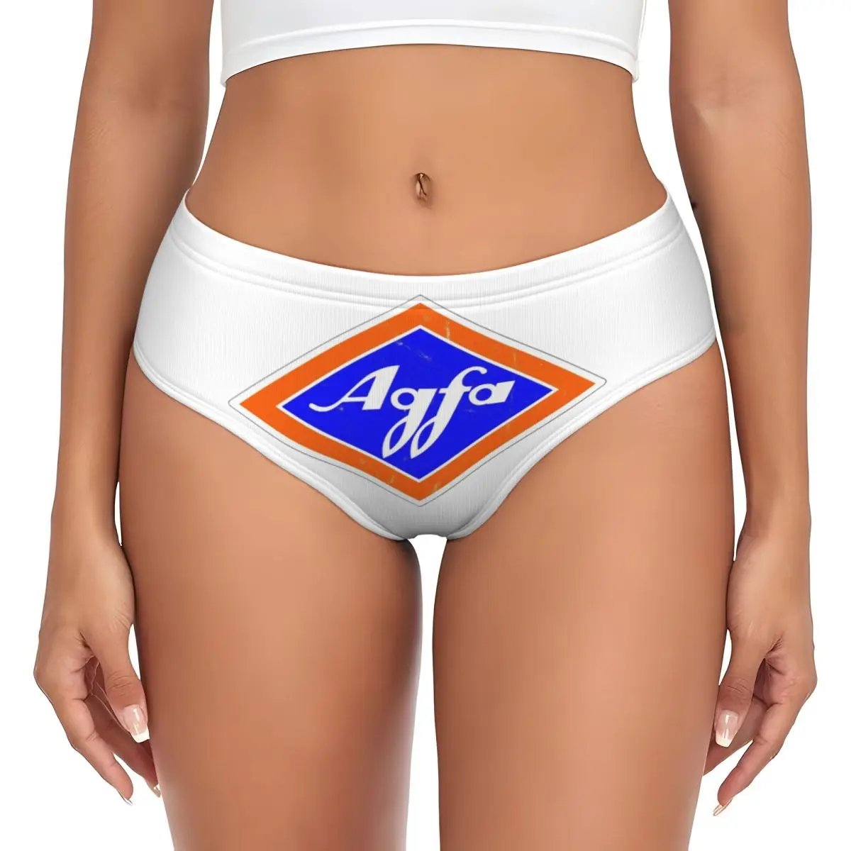 Bragas personalizadas con logotipo de película Agfa Retro de los años 60, calzoncillos cómodos para mujer, ropa interior transpirable para mujer
