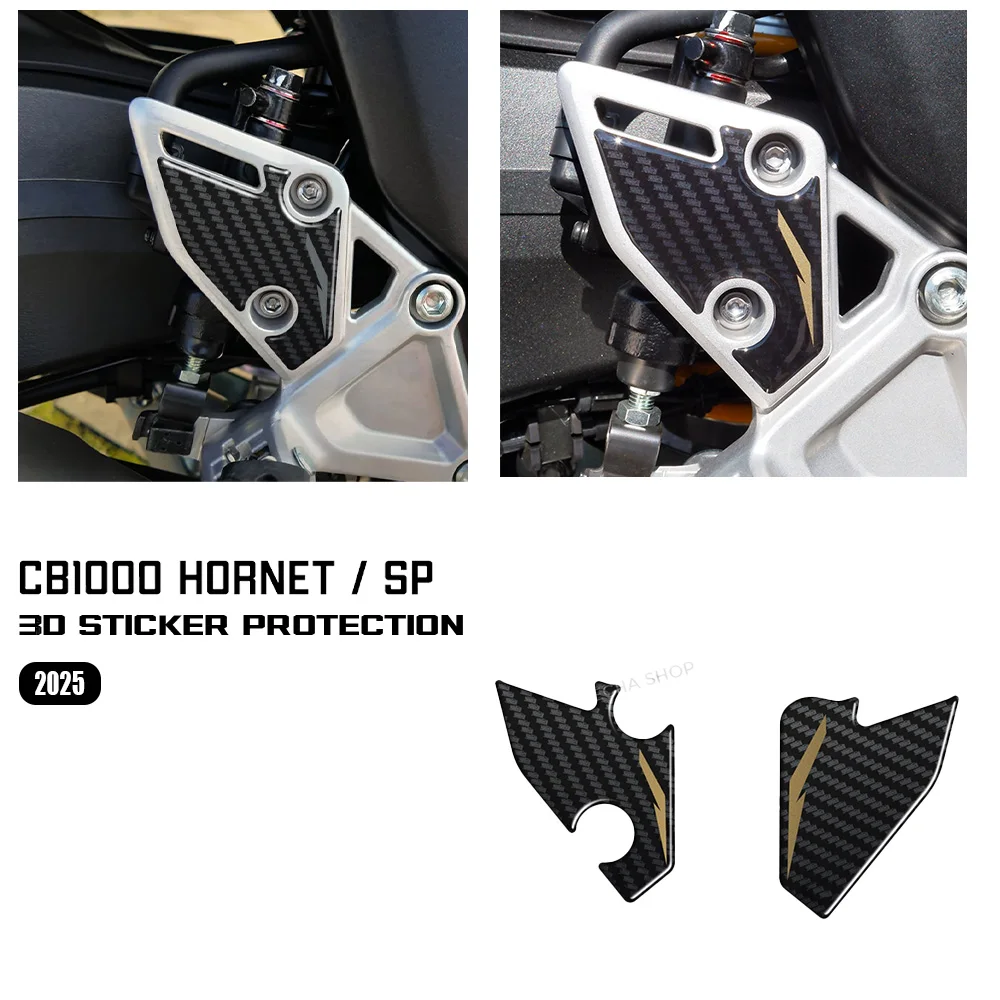 

Motorcycle Accessories For CB 1000 Hornet SP Hornet cb1000 2025 Stickers Heel Protection Waterproof Scratch 3D Resin Stickers
