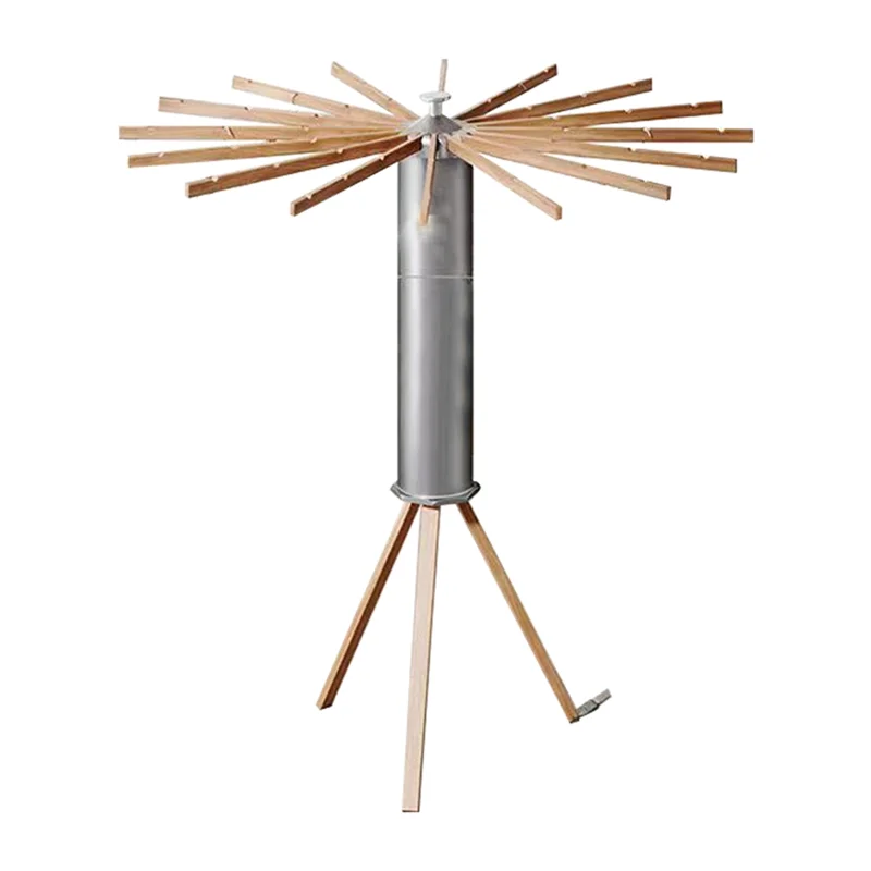 【A56X】Tripod Clothes Drying Rack, Portable Foldable Clothes Drying Rack, Home Floor Standing Wooden Clothes Drying Rack