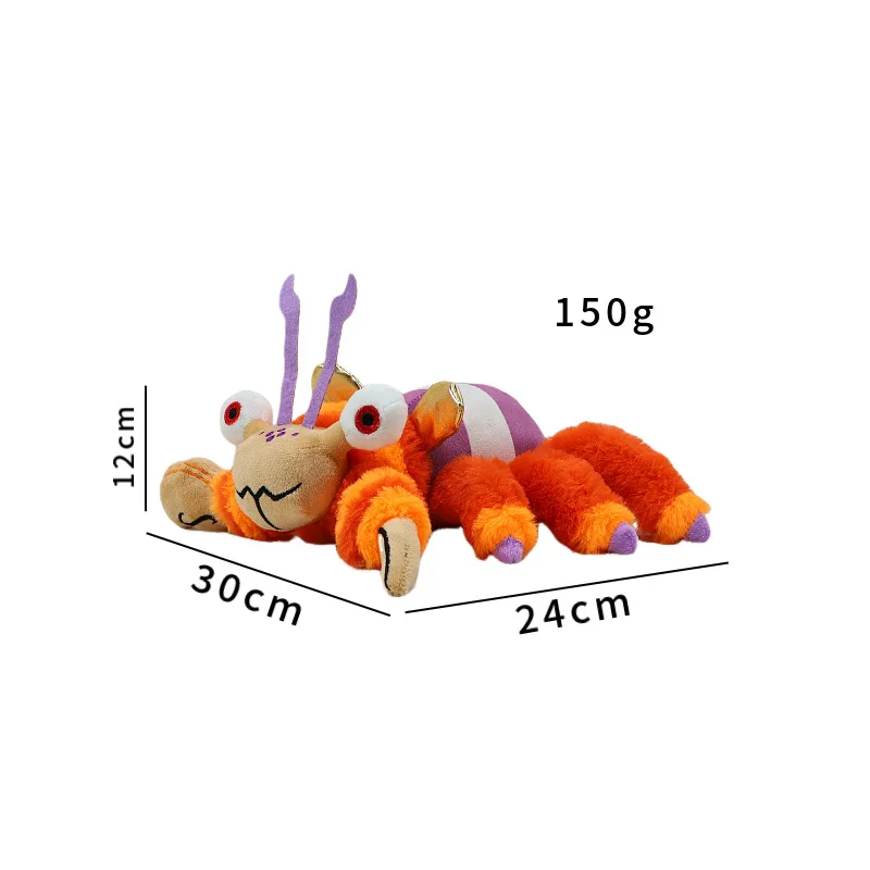 

30CM My Singing Monsters Plush New Anime Crab Toys Game Peripherial Figure Character Stuffed Plushie Doll for Kids Gifts Custom