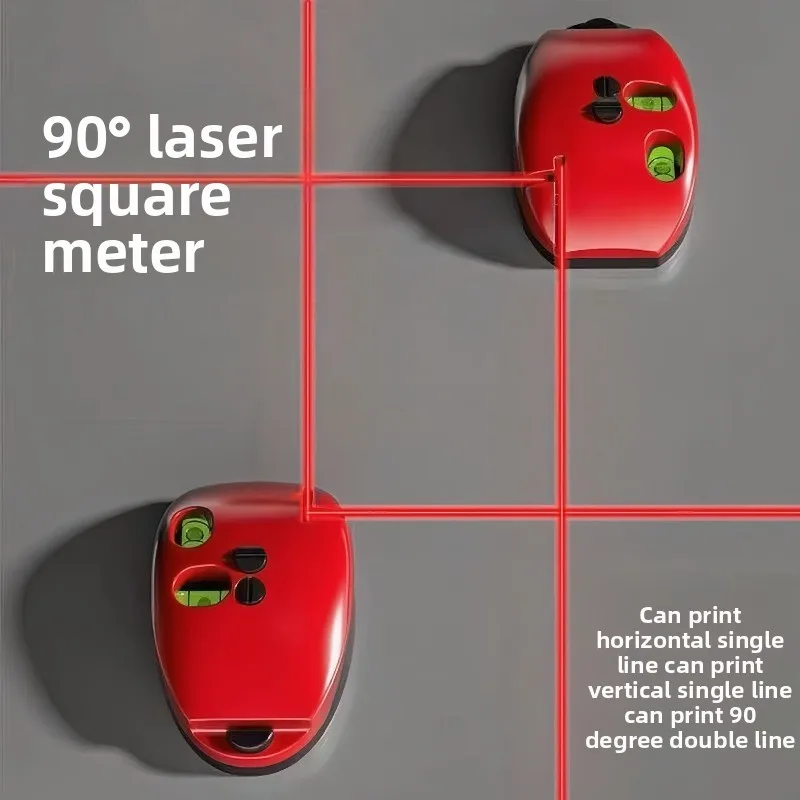 

Magnetic electronic laser right angle level 90° infrared small high-precision strong light automatic wire drawing instrument