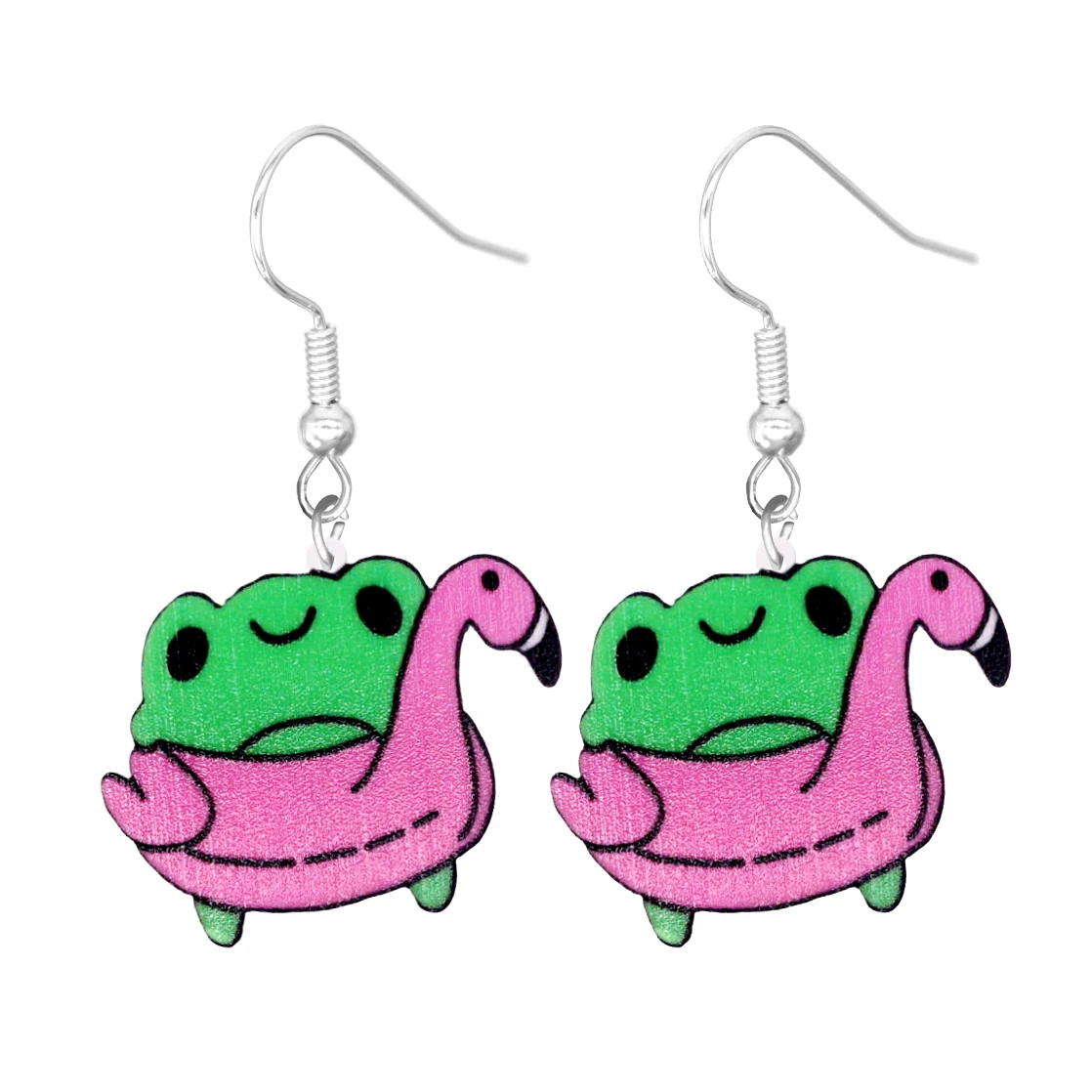 Cute Cartoon Rabbit Frog Dinosaur Design Dangle Earrings PartyStyle Adorable Funny Female Ear Ornament