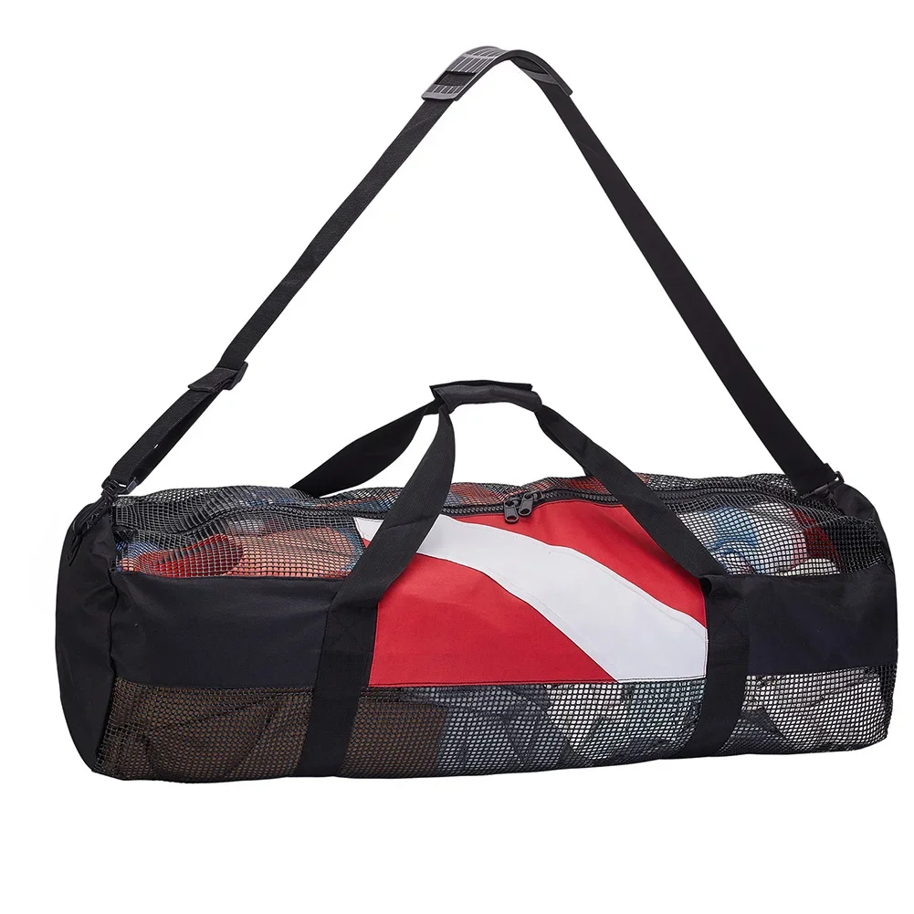 Extra Large Swimming Beach Storage Bag Portable Mesh Diving Duffels Bag with Adjustable Shoulder Strap for Travel Gym Workout