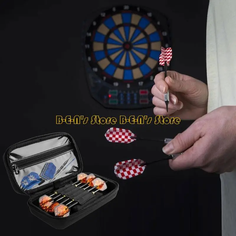 Y1AD Case Bag Portable Shafts Black Carrying Storage EVA Indoor Games