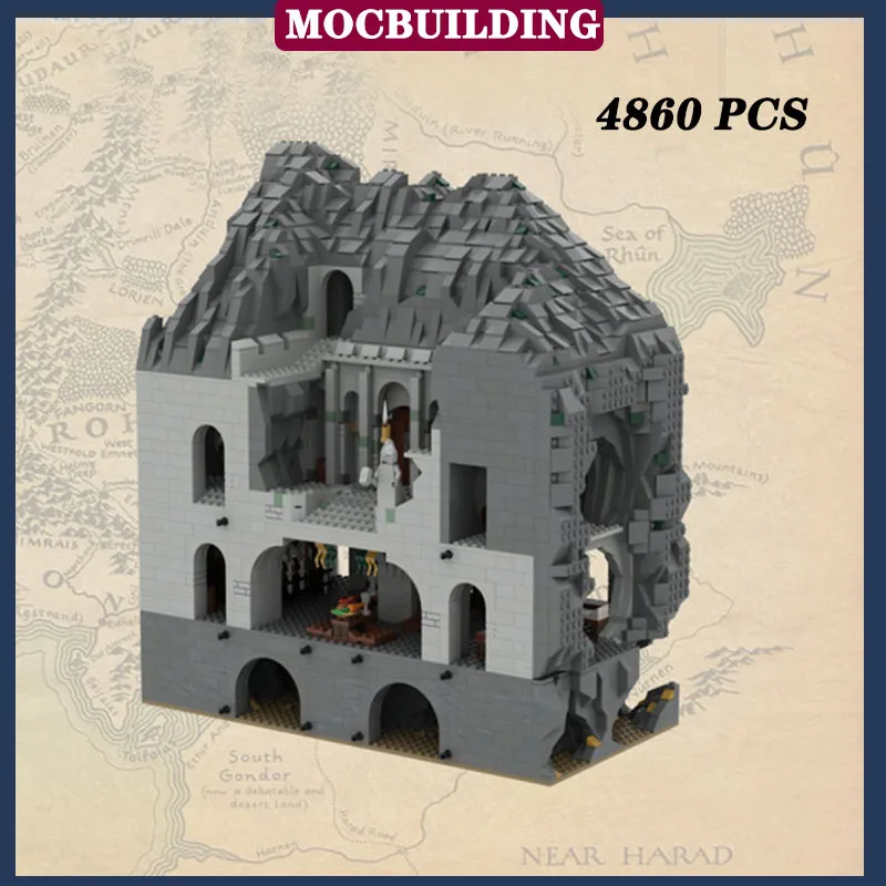 MOC UCS Helm\'s Deep Classical Building Model Build Blocks Set Assemble Collectible Series Toy Giftl