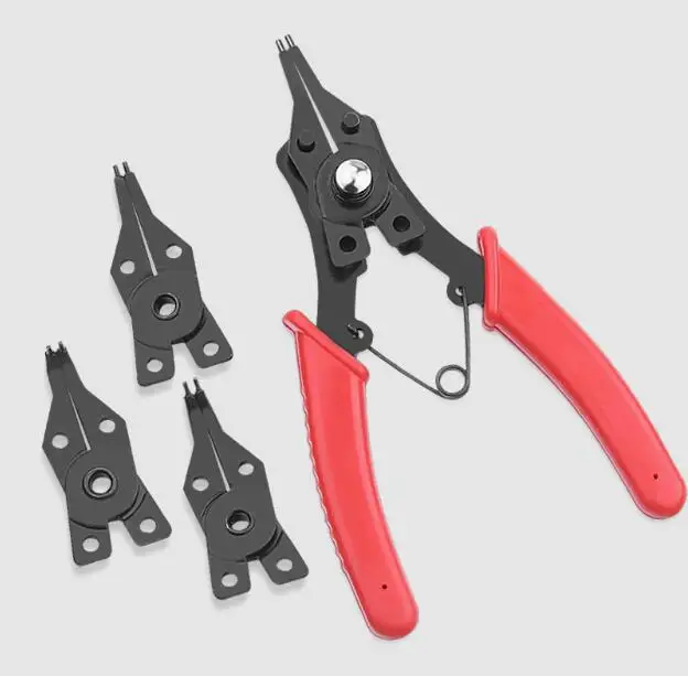 

Circlip pliers for both internal and external use clamp pliers Outer spring pliers remover Industrial grade large retaining ring