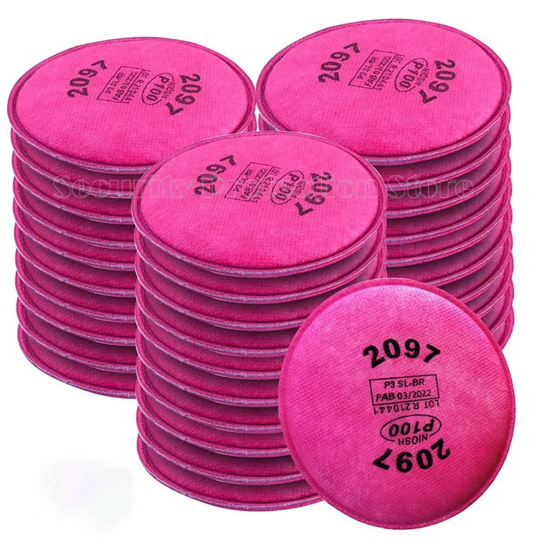 Lot De 8 Filtres 2091 P100 Pour Masques Respiratoires 6000/6800/7000 - Neuf, Date D'Expiration 2025
