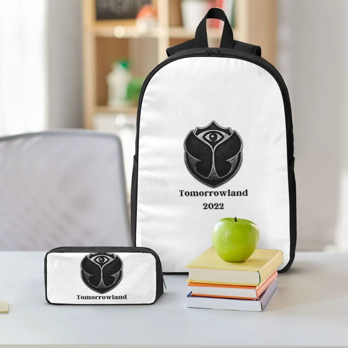 تومورولاند الكبار كاوبوي على ظهره طالب صبي بنات BookBag حقيبة مدرسية كمبيوتر محمول حقائب كتف 3ps معزول حقيبة الغداء مقلمة #6