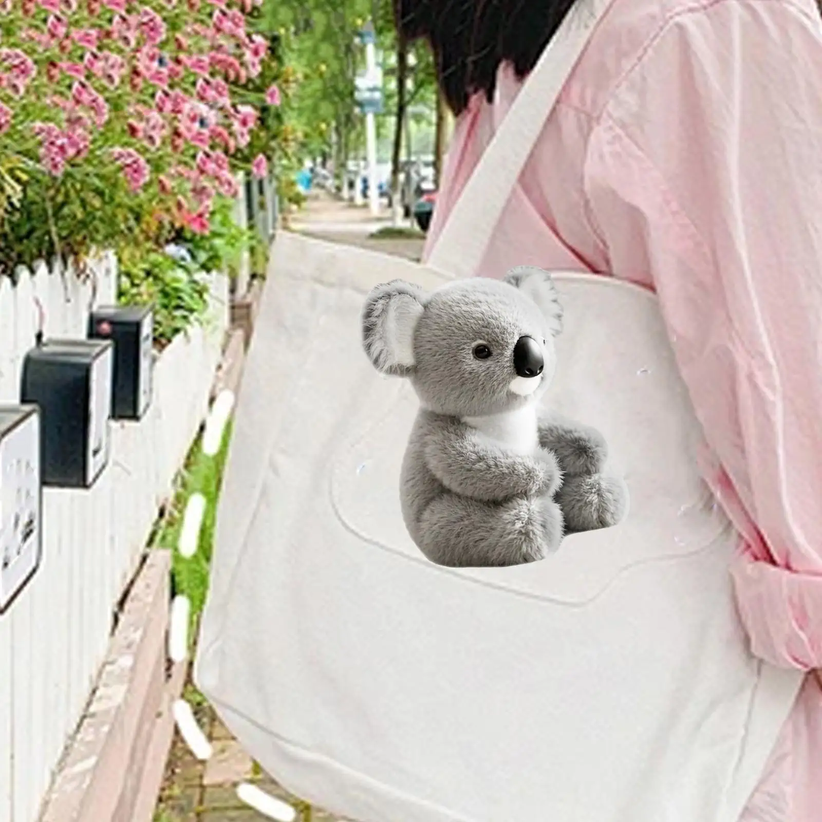 Koala Plush ของเล่นน่ารักเหมือนจริงตุ๊กตาสัตว์ตุ๊กตาของเล่นตกแต่งสําหรับวันวาเลนไทน์ห้องนั่งเล่นวันเกิดหอพักห้องนอน