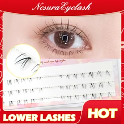 V-Shaped Fake Lashes Air Lower Eyelashes Fairy Segmented Natural Under Lashes Manga Bottom Lashes Makeup Tools Eyelash Extension