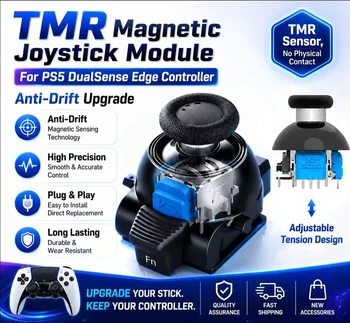 Besavior Adjustable Tension TMR Joystick Plug&Play Replacement Thumb Stick Module for PS5 Edge Controller Repair Accessories