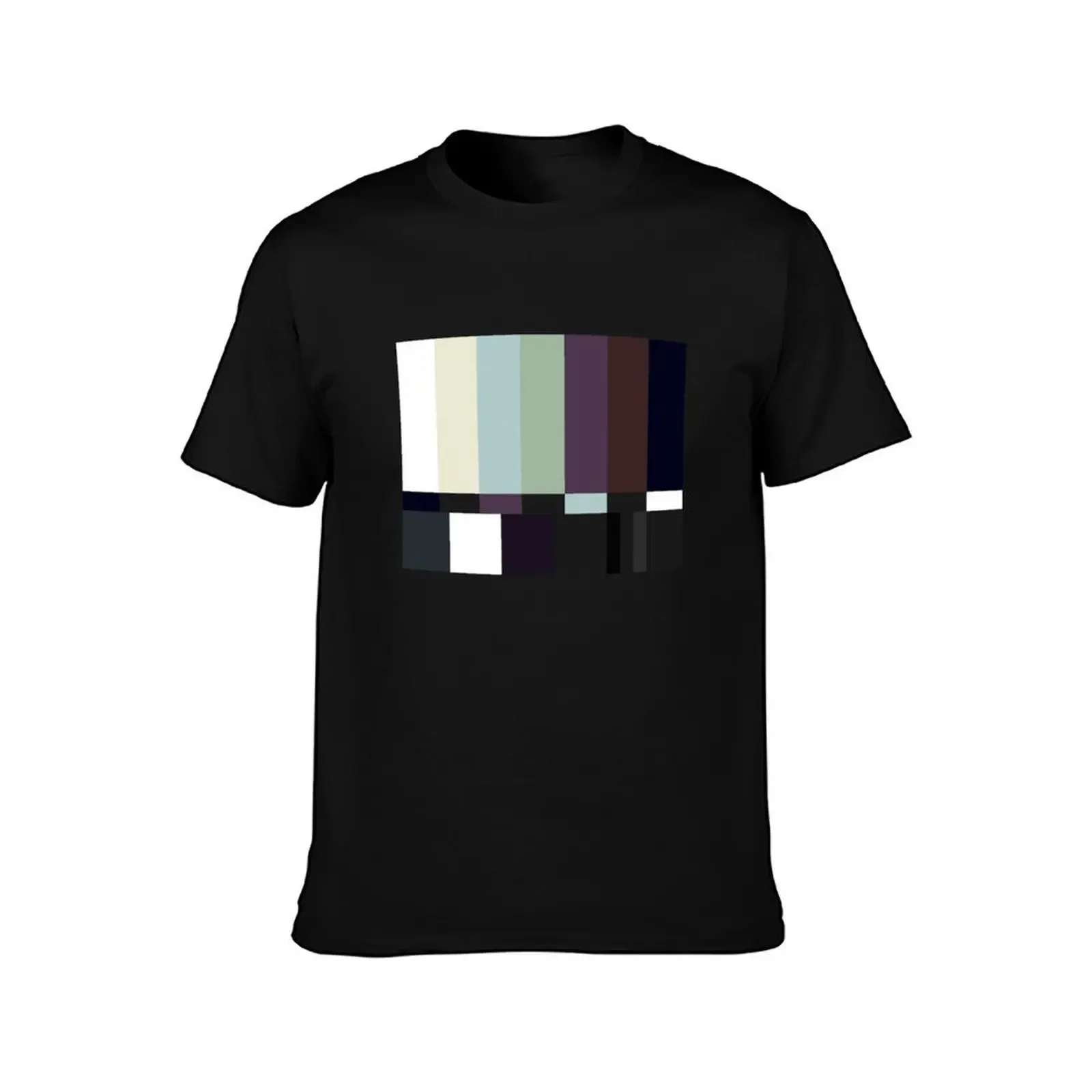 TV Test Card T-Shirt Personalized t-shirt Clothing cotton man t-shirts vintage t shirt men