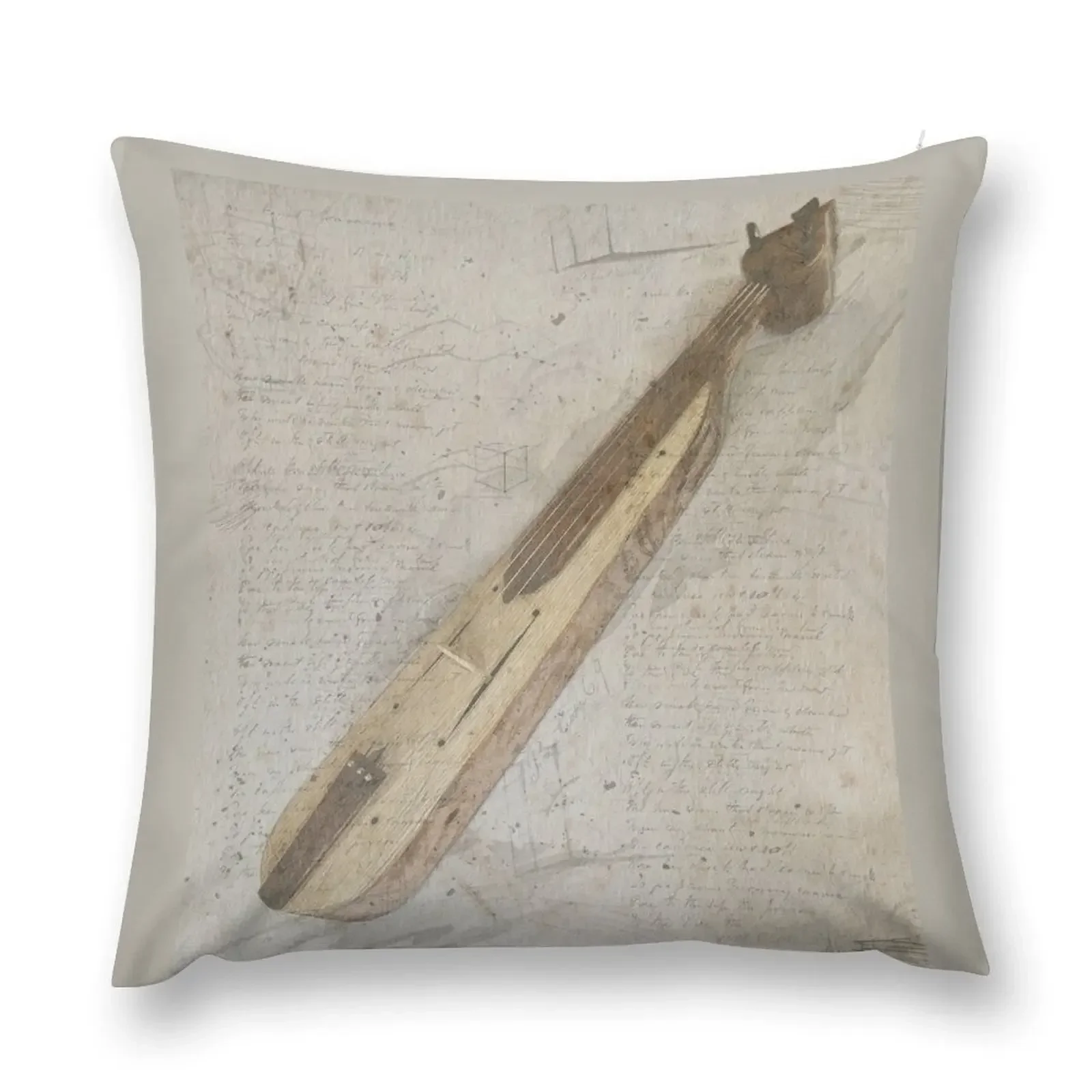 

Pontian Lyra Da Vinci - Hand Drawn Sketch Throw Pillow christmas supplies Sofa Cushions Covers For Sofas pillow