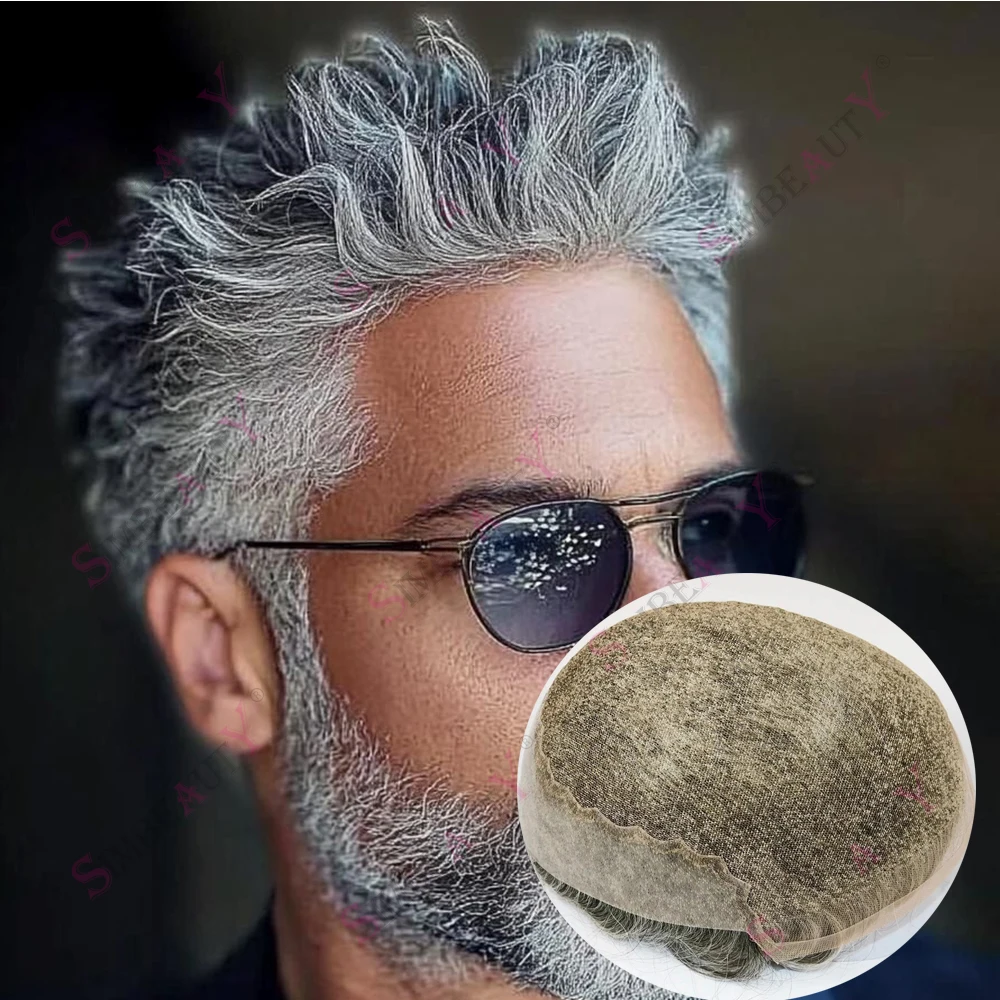 Blonde Men's Grey B… - image