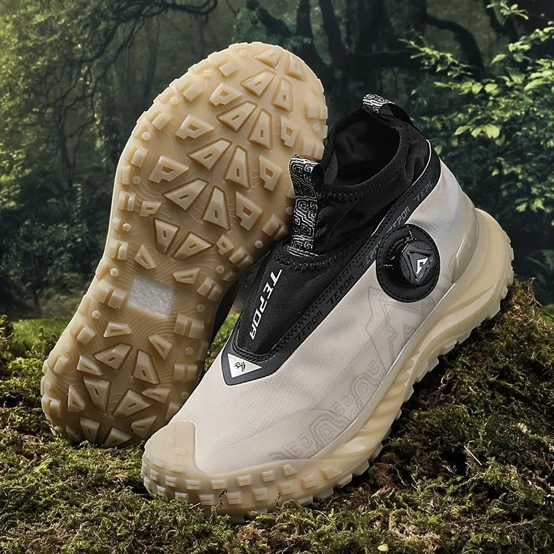 Original Brand Comfortable Mid-Top Mountaineering Boots Top Quality Wearable Trekking Sneakers Anti Slip Outdoor Hiking Shoe