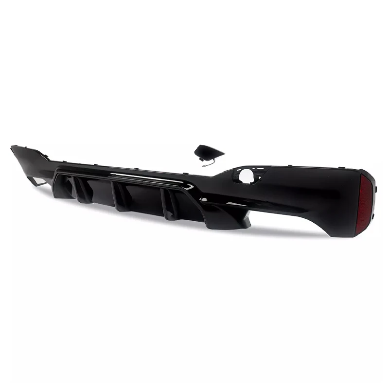 Gloss Black M5 Style Rear Bumper Diffuser For 2017-2021 BMW 5 Series G30 G31 Rear Lip body kit Spoiler Auto Parts Accessories view 5