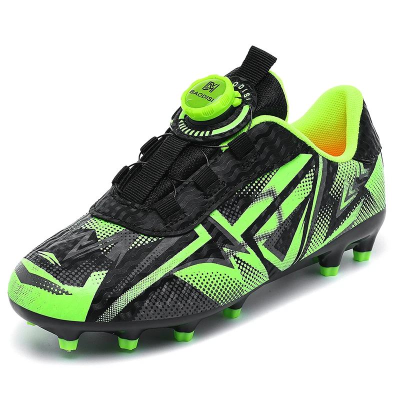 

High-top studded soccer shoes, men's breathable and non-slip natural turf, wear-resistant training shoes