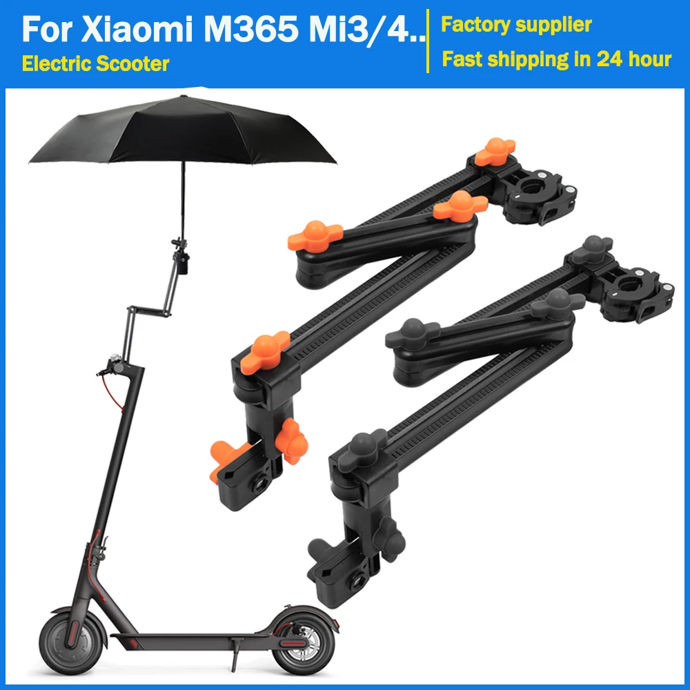 Portaombrelli stabile regolabile per Xiaomi M365 Mi3 Mi4 Pro2 1S Max G30 Scooter elettrico supporto portatile accessori per l'equitazione