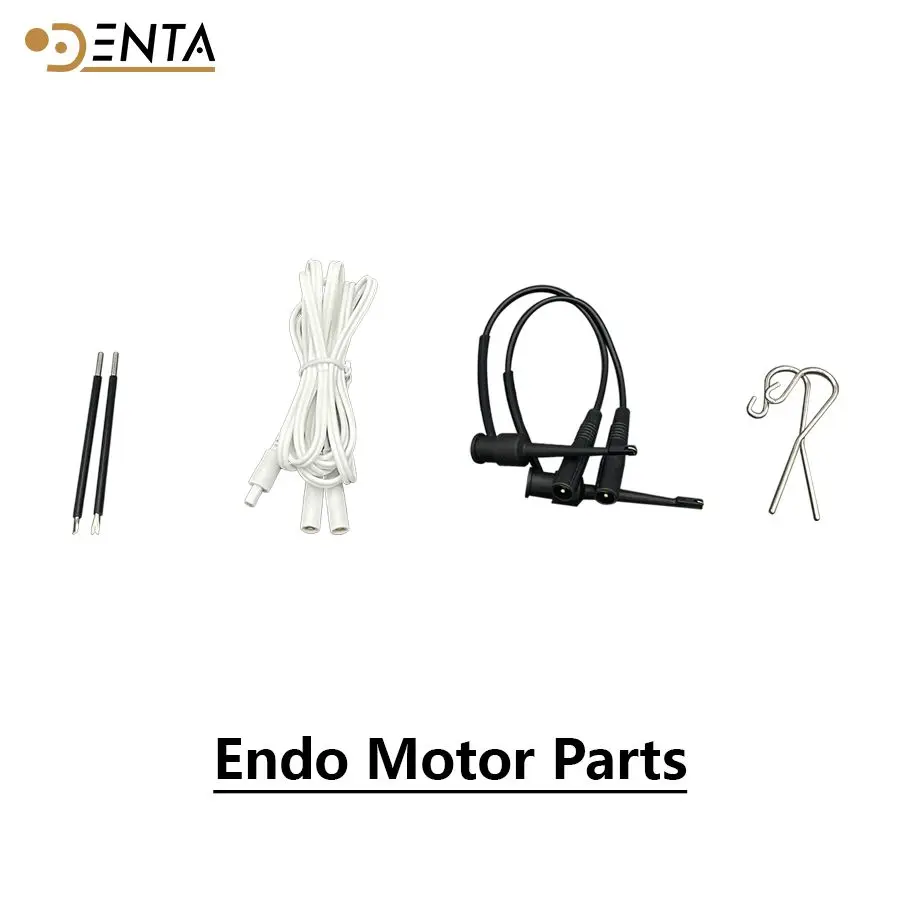 2: Dental Apex locator Endo Motor accessories: File clip,measuring wire,touch probe,lip hook for woodpecker,Morita VDW Densply