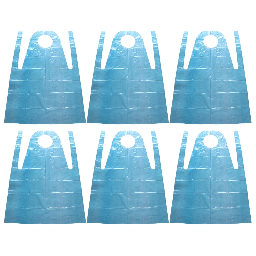 

Waterproof Sleeveless Apron Disposable Plastic Housework Kitchen Restaurant Bar Catering Aprons For Women Men