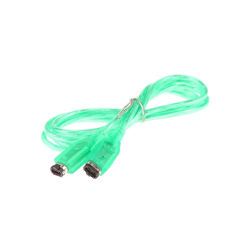 1.2m Transparent Green 2 Player Online Link Cable For GBA SP Connect Cable For Gameboy Advance SP Game Console