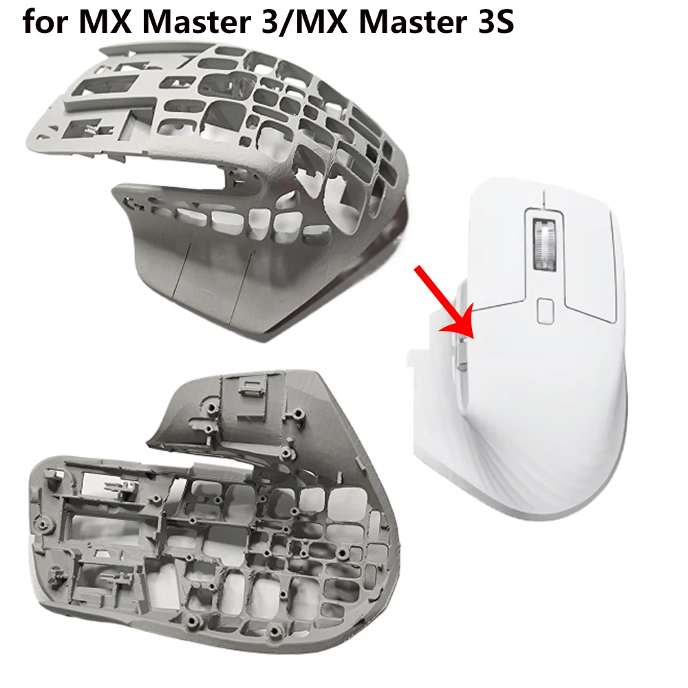 

Корпус мыши + наклейки для ножек мыши для Logitech MX Master 3S / MX Master 3, внешний корпус, верхняя крышка, сменный верхний корпус, чехол для мыши.