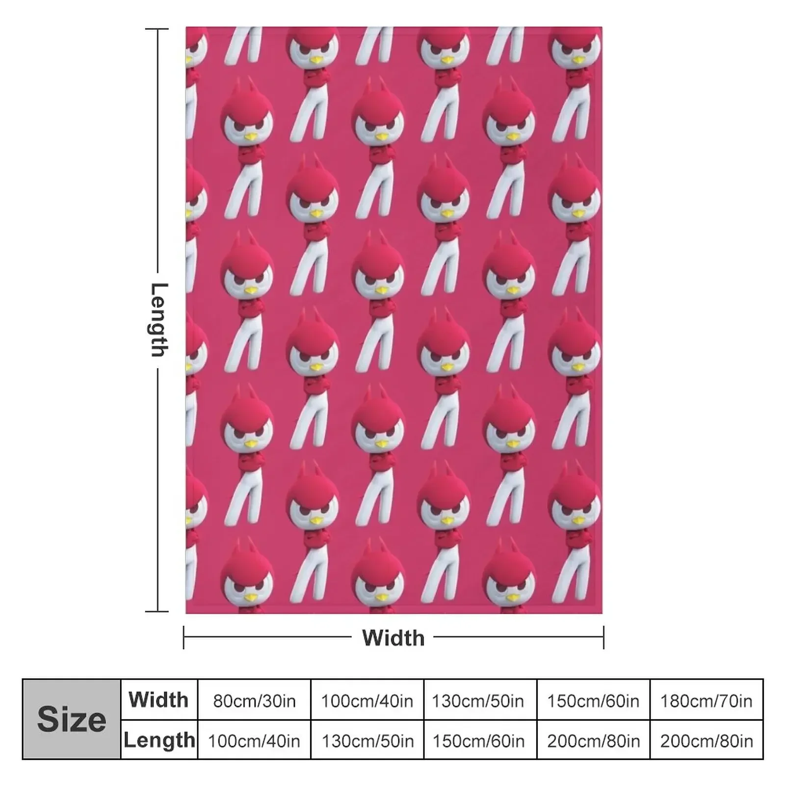Mini Force: Sammy (??) The Bird Throw Blanket warm for winter Beautifuls Luxury Brand Flannels warm winter Furry Blankets