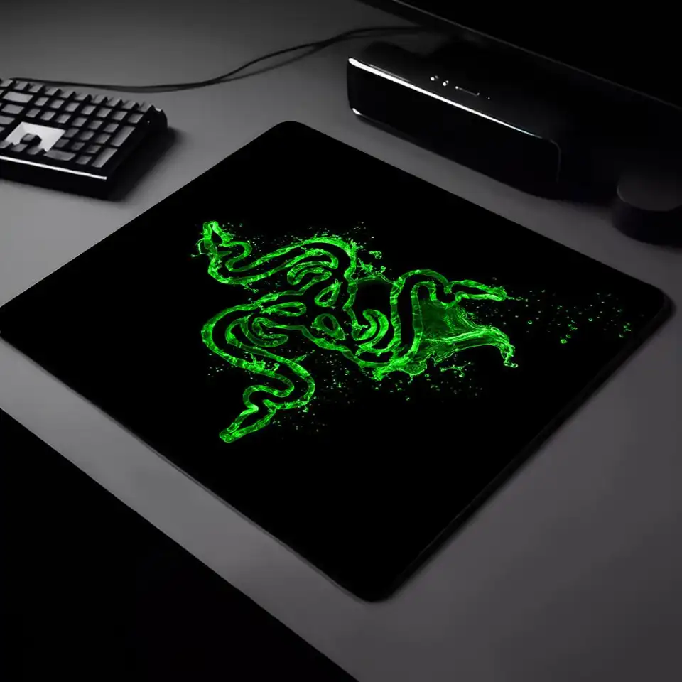 لوحة ماوس Razer بشعار للاعبي الرياضات الإلكترونية إكسسوارات ألعاب لوحة مفاتيح ألعاب حصيرة مكتب XXL