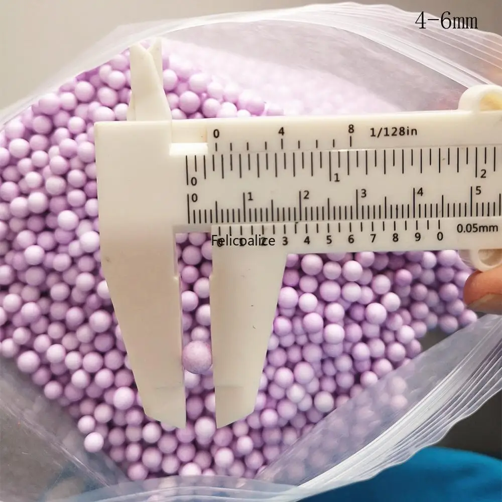 2-3.5mm 4-6mm 7-9mm Colorful Styrofoam Mini Foam Decorative Ball DIY Craft Supplies Diy Bead Toys Slime Filler