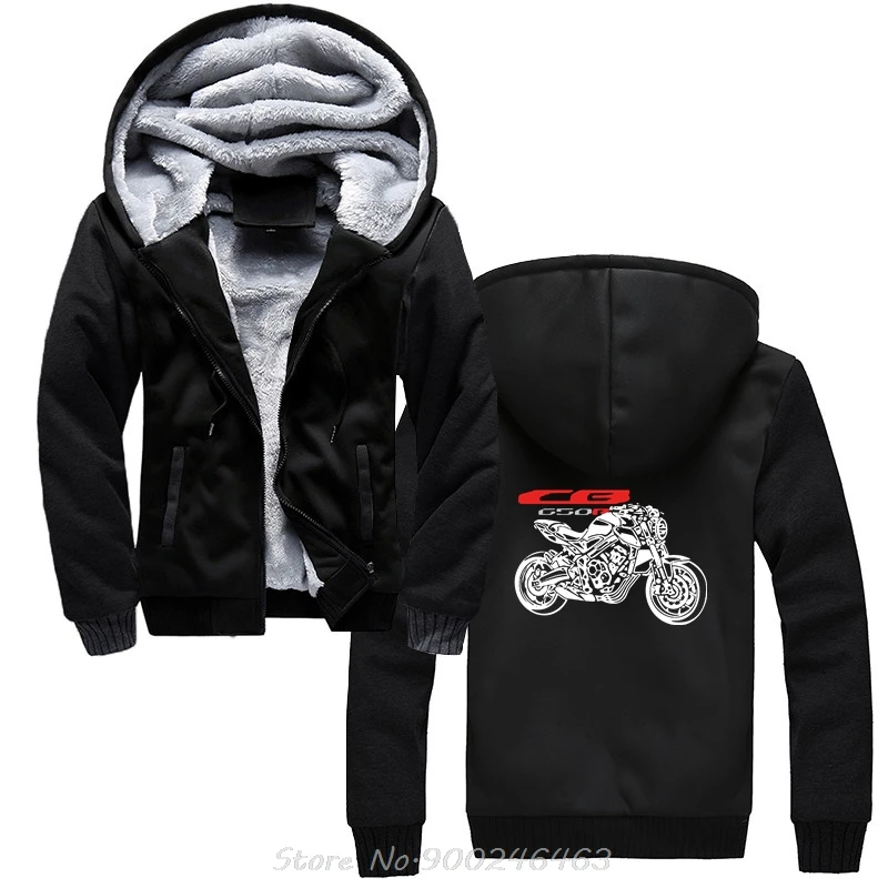 Cotton Hoodie Motorcycle Moto Hon Cb650R Cb 650 R 2023 Hoody Fashion Men Jacket Zip Up Hoodies Hip Hop Casual Winter Coats