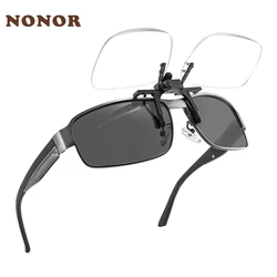 NONOR 1PC Clips Lens Flip up Portable Reading Glasses Magnifier Women Men Rimless Presbyopia Spectacles 접이식돋보기안경