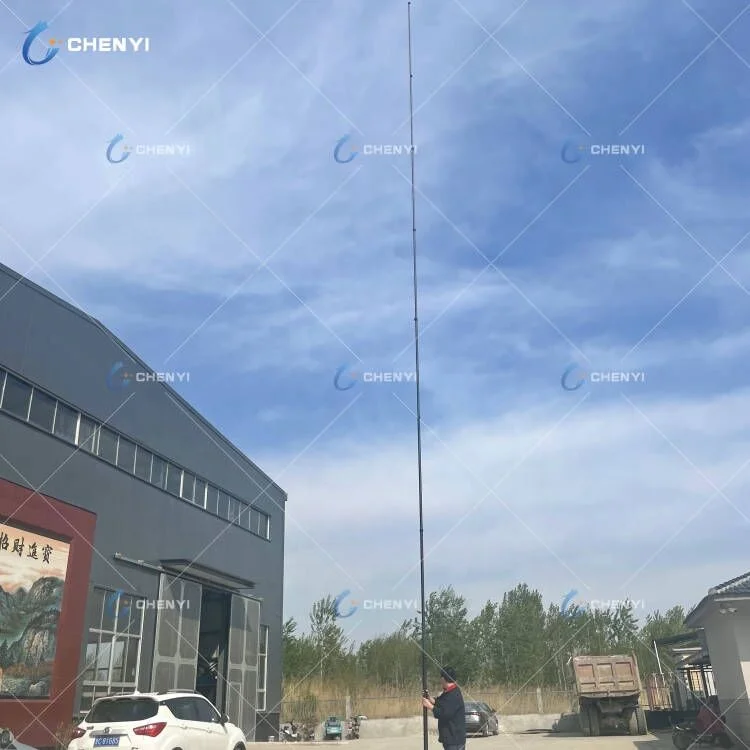 20-60ft Telescopic Carbon Fiber Water Purification Systems Waterfed Gutter Window Cleaning Pole