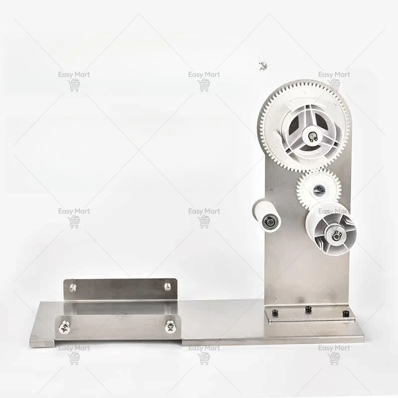 Disc tape machine tape peeling bracket