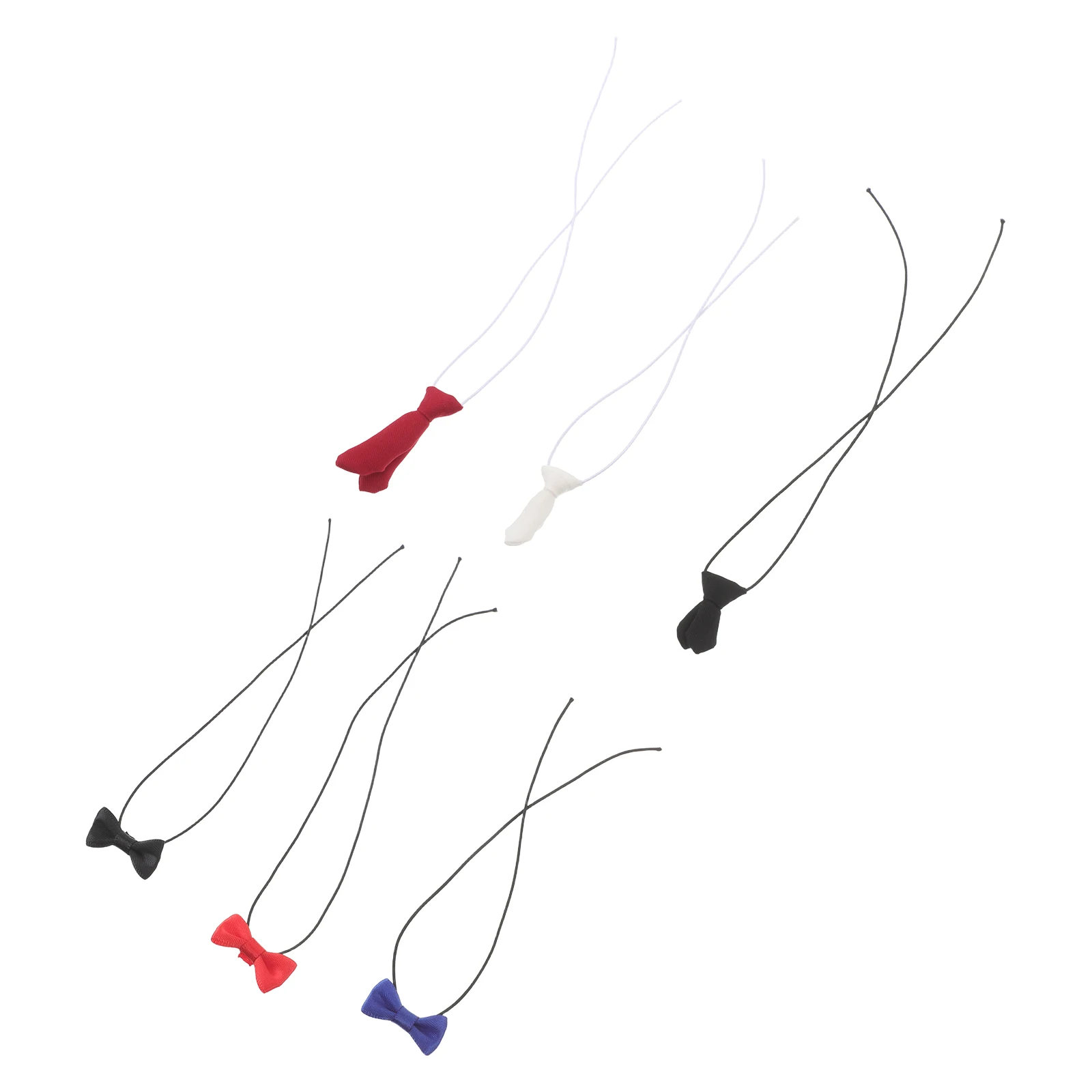 

6 Pcs Decorative Bow Tie Mini Clothing Accessories Delicate Bowties Neckwear Action Necktie