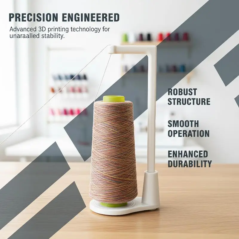 Sewing Machine Thread Stand 3D Printed Anti- Spool Rack Space Saving Household Organizer for Sewing Room Desktop
