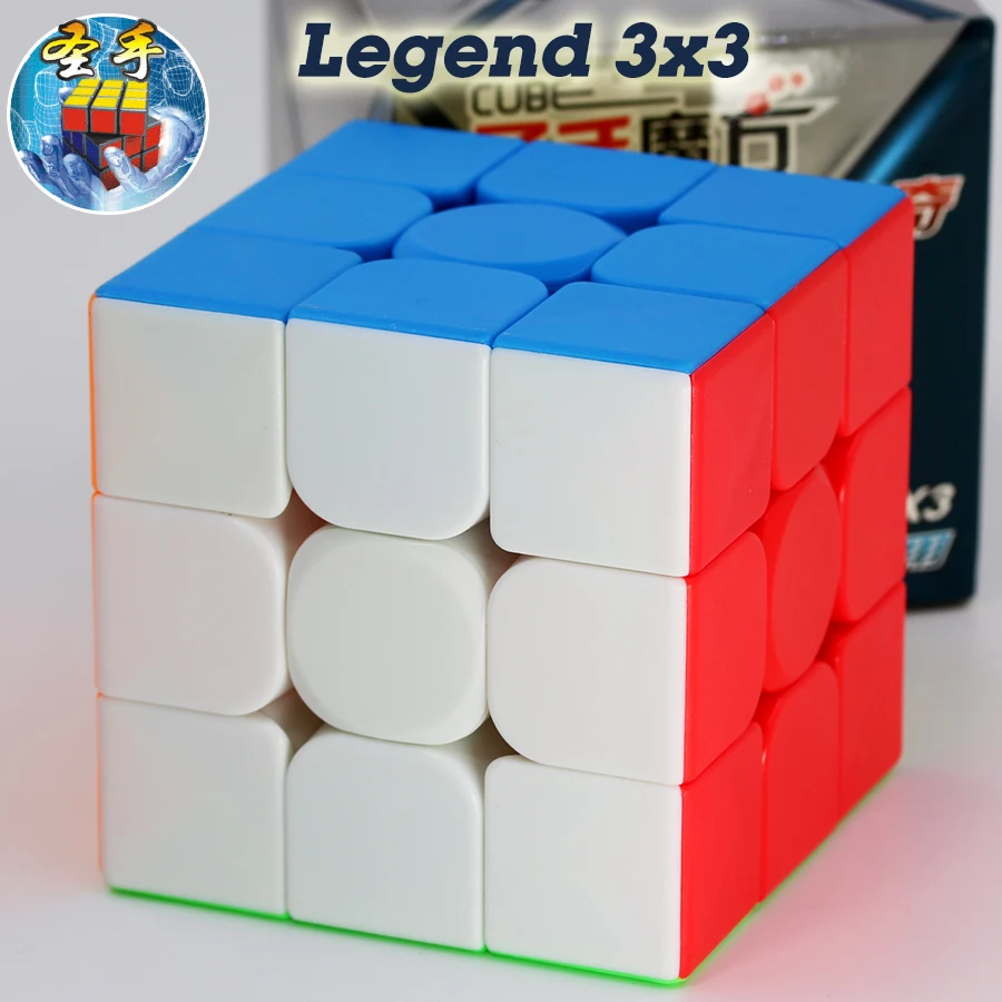 SengSo ChuanQi 3X3 Magic Cube 3x3x3 Puzzle ShengShou Legend Black 56 MM Professional Speed Cubes Twist Wisdom Square Game Toy 큐브