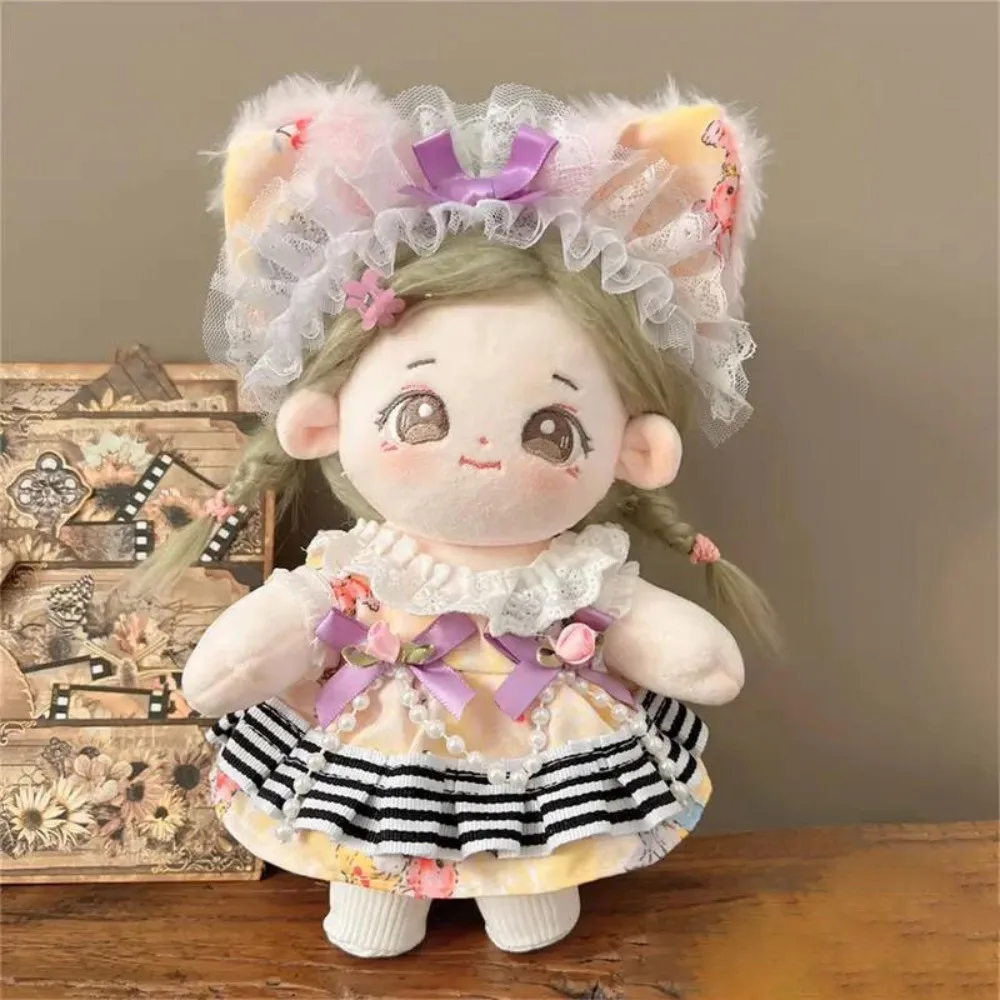 20 cm IDol poppenkleertjes outfit accessoires prinses jurk mode lolita outfit DIY jurk set meid jurk voor katoenen ster pop