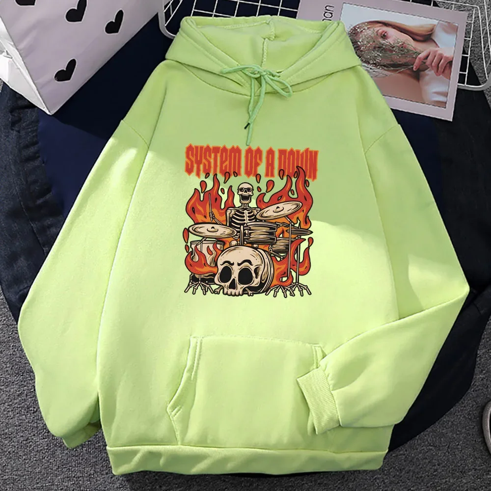 System of A Down Sweatwear Print Heavy Mental Band Sweatshirt Unisex Autumn/winter Fleece Hoody Casual Creative Graphic Clothes